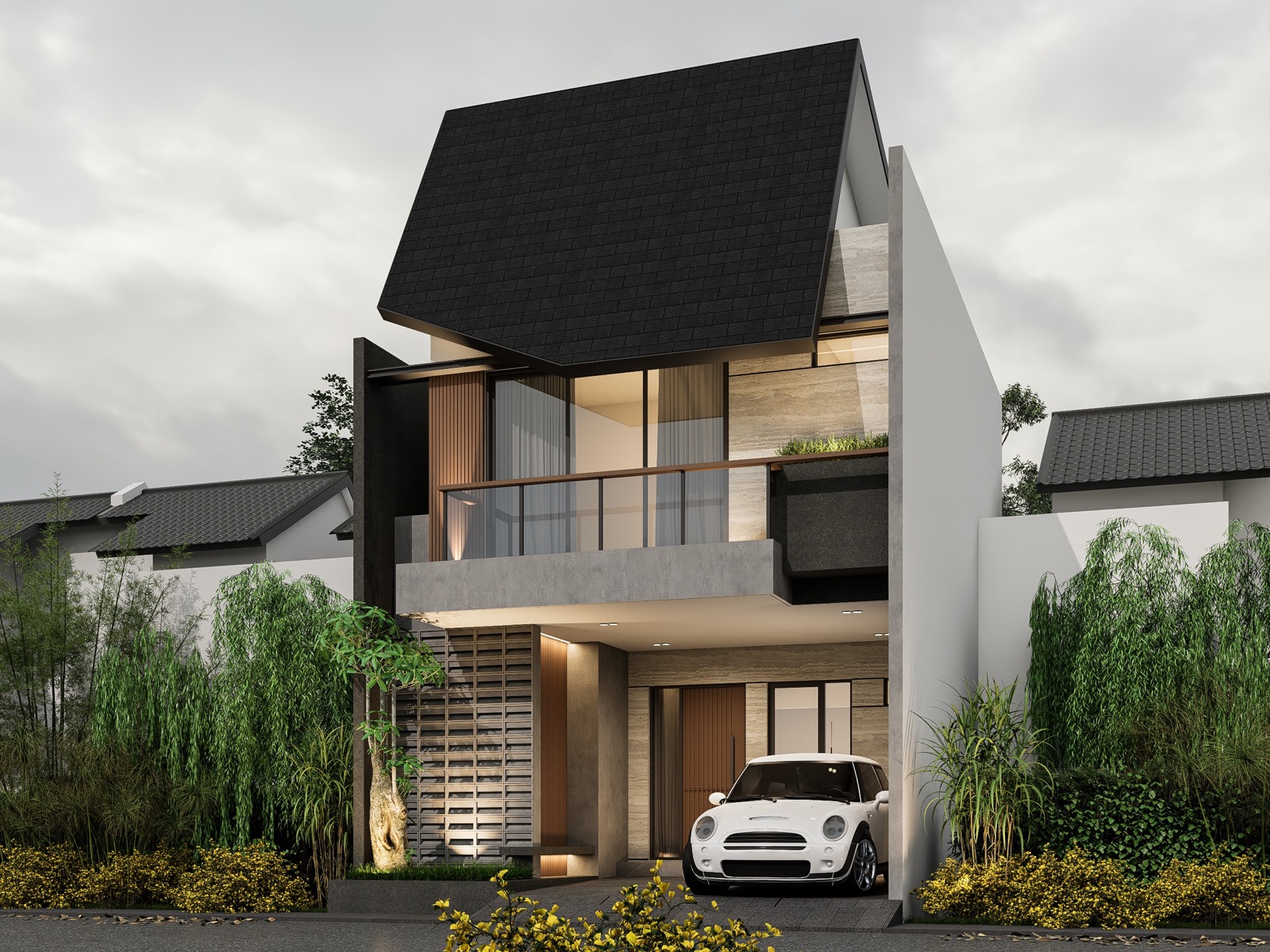 Visual arsitektur modern Tata Alam Signature
